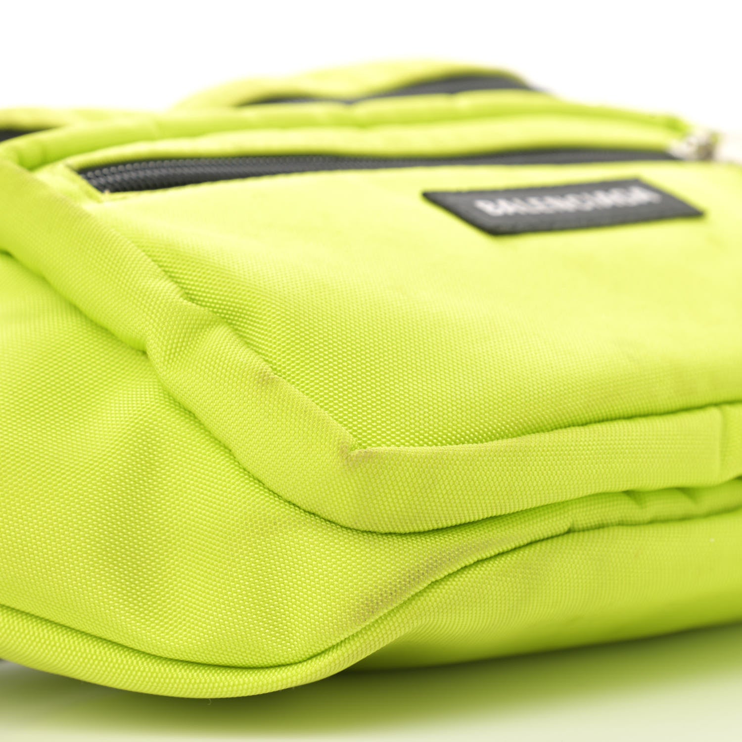 Balenciaga Nylon Canvas Explorer Belt Bag Acid Green 9 of 15