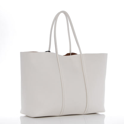 Tom Ford Calfskin Tubo Horizontal Tote Chalk 3 of 7