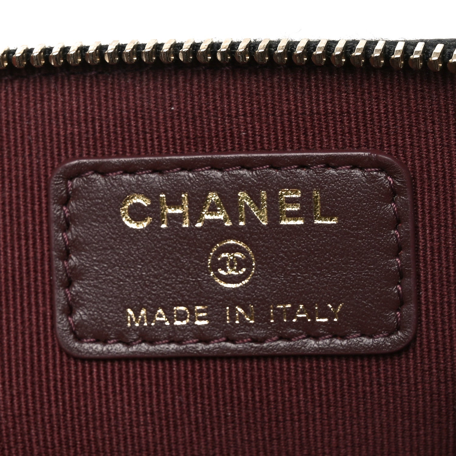 Chanel Caviar Quilted Zip Card Holder Wallet Black 6 of 8