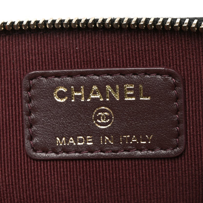 Chanel Caviar Quilted Zip Card Holder Wallet Black 6 of 8