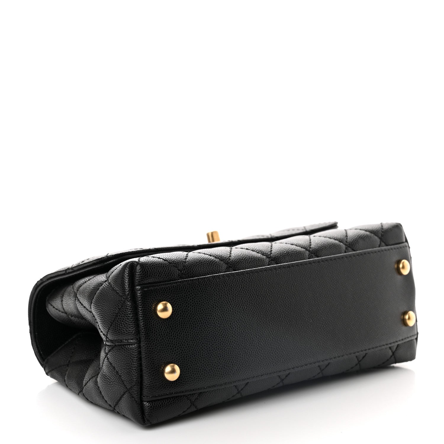 Chanel Caviar Quilted Mini Coco Chain Handle Flap Black 4 of 11