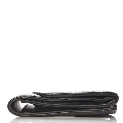 Chanel Caviar Timeless CC Compact French Wallet Black 10 of 12