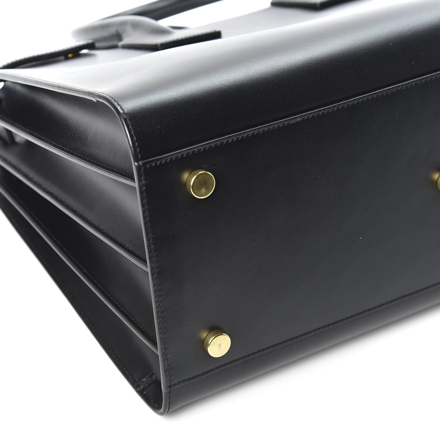 Calfskin Small Sac De Jour Black Royal Blue