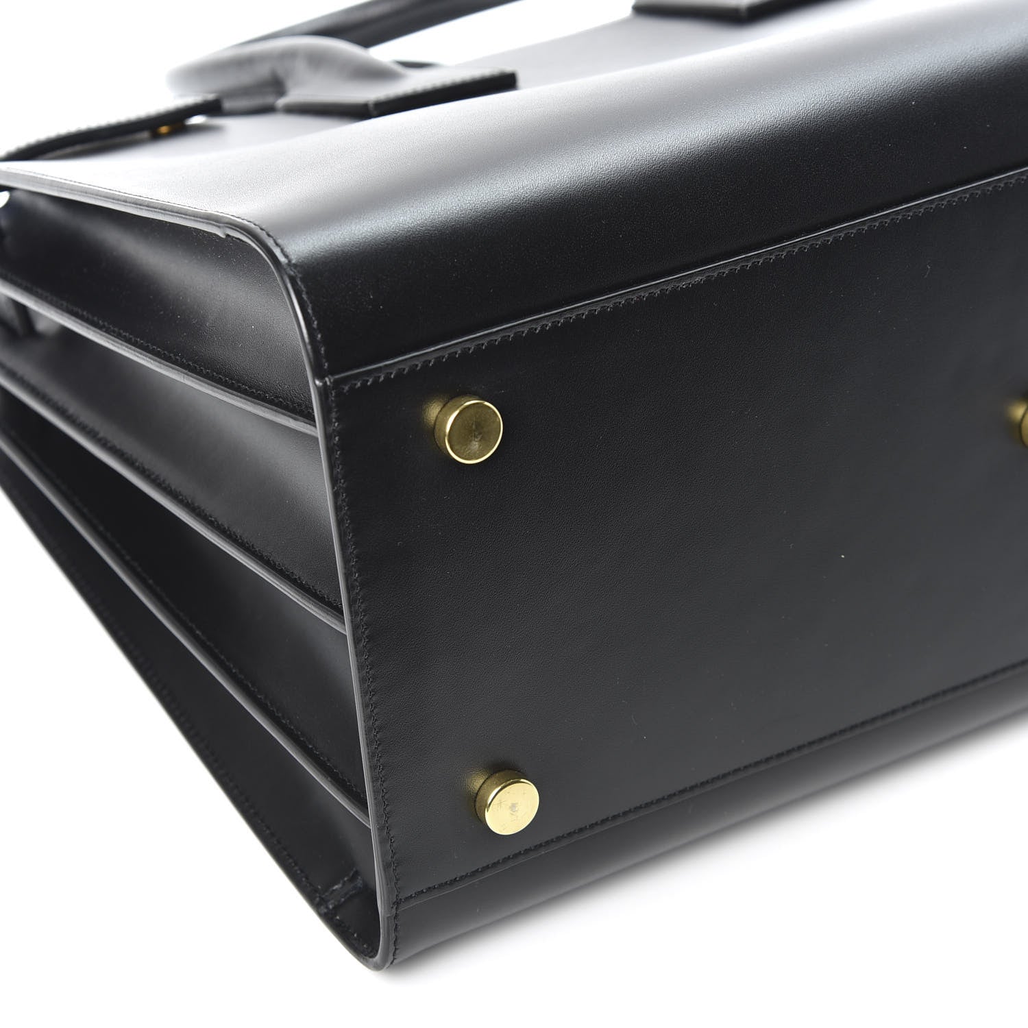 Saint Laurent Calfskin Small Sac De Jour Black Royal Blue 5 of 9
