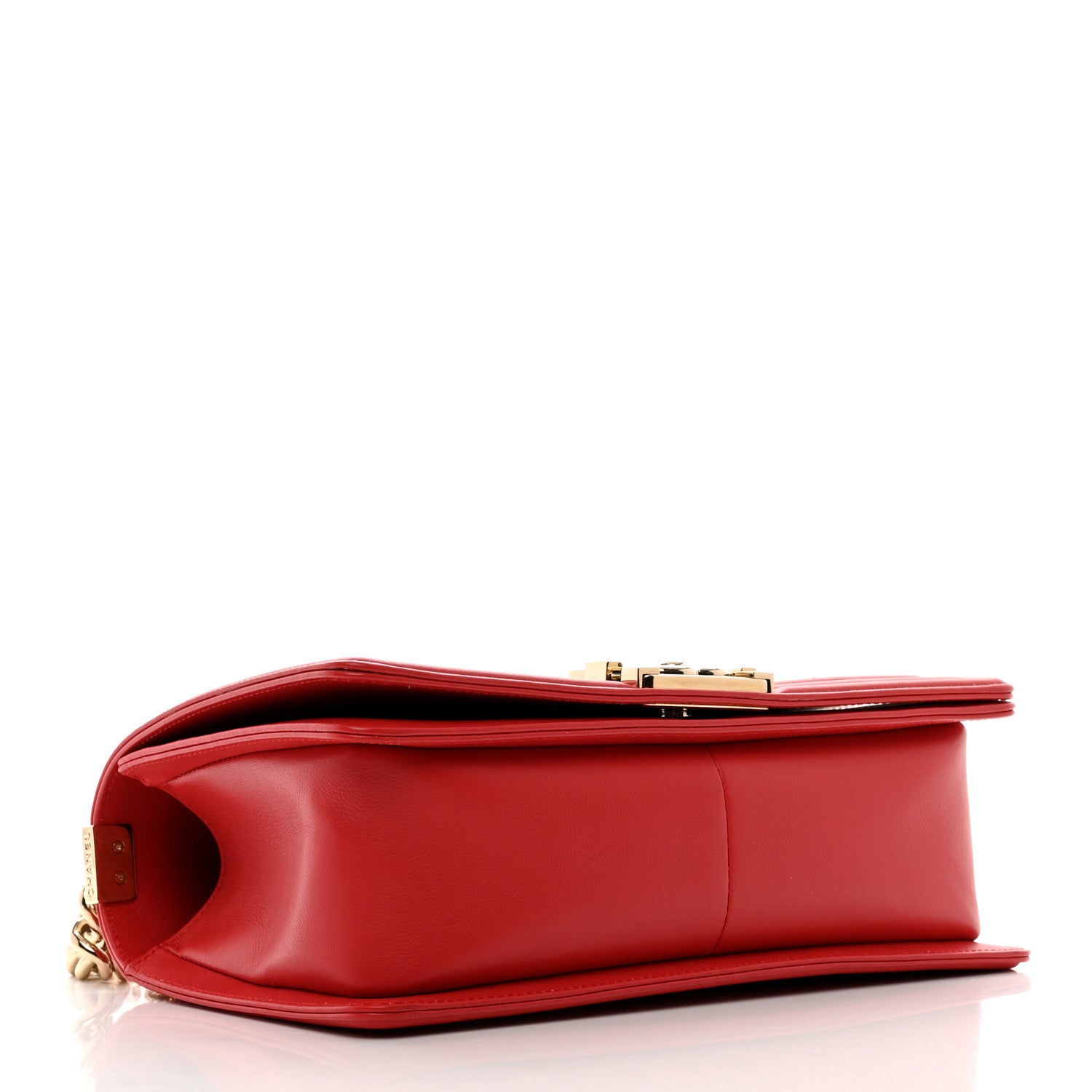 Chanel Calfskin Quilted Medium Boy Flap Red 4 of 10