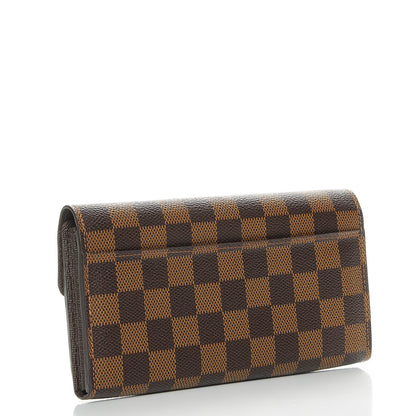 Louis Vuitton Damier Ebene Sarah Wallet NM 3 of 7