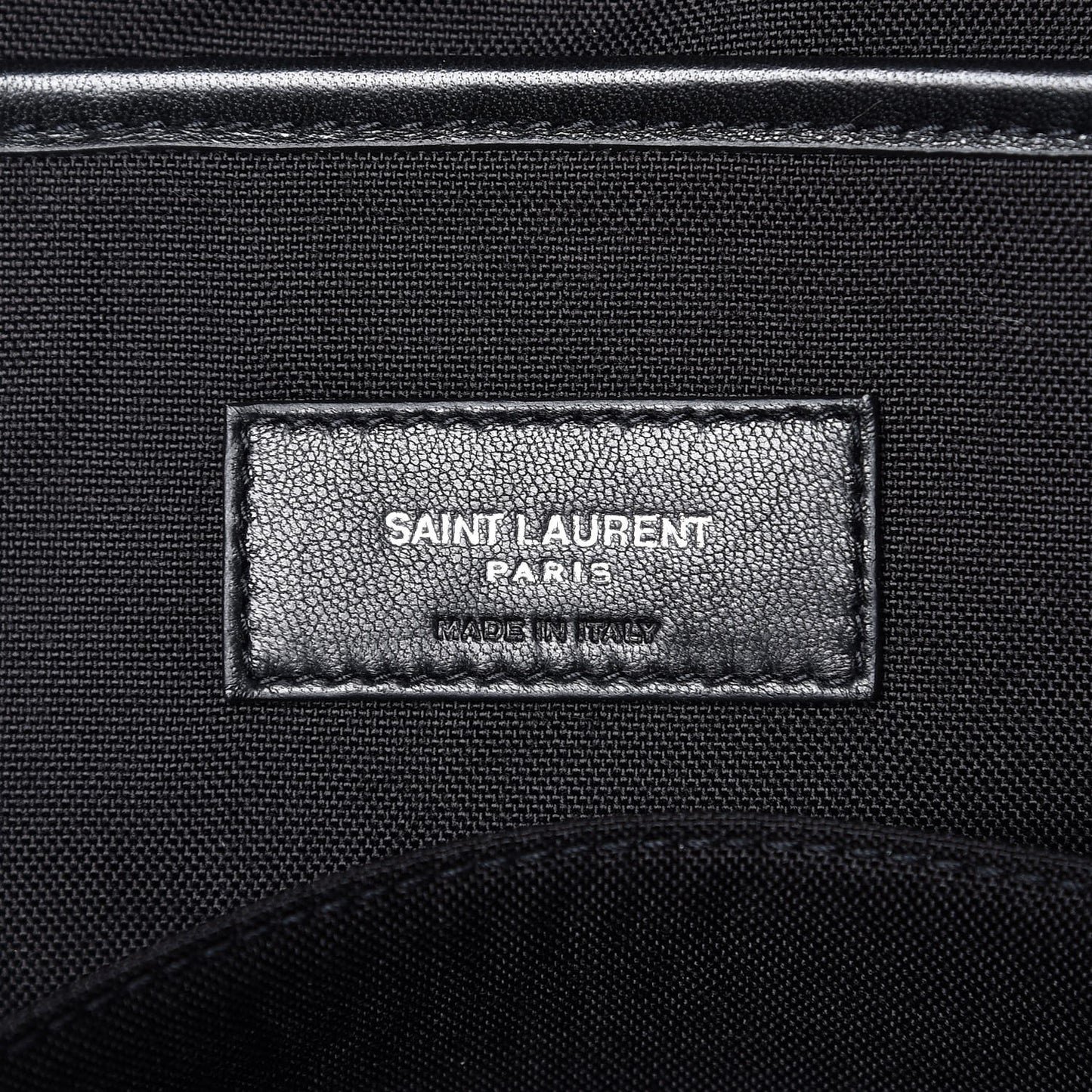 Lambskin Canvas City Laptop Backpack Black