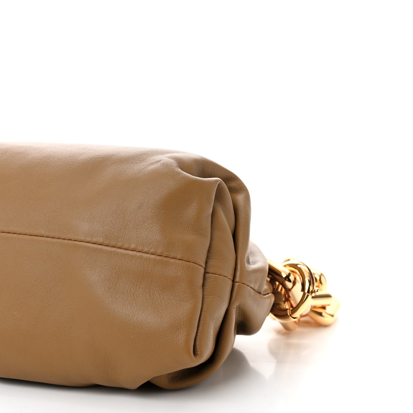 Calfskin The Pouch Chain Cammello