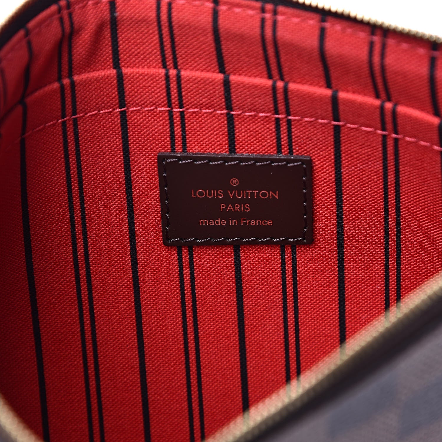Louis Vuitton Damier Ebene Neverfull MM GM Pochette 6 of 10