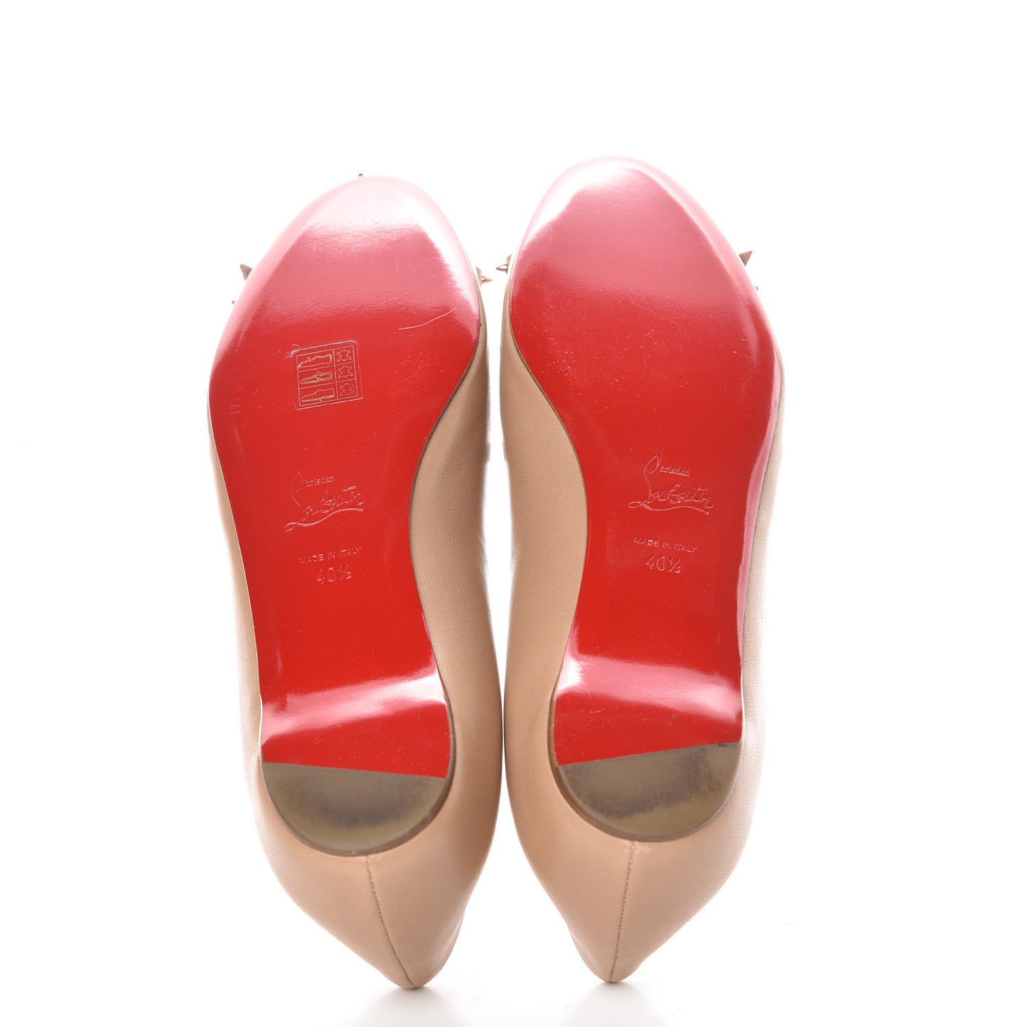 Nappa Ballalarina Flats 40.5 Nude