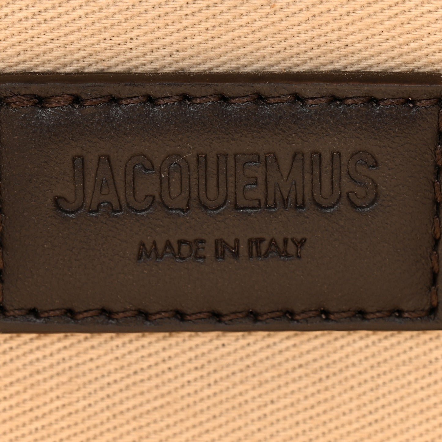 Smooth Calfskin Le Bisou Perle Medium Brown