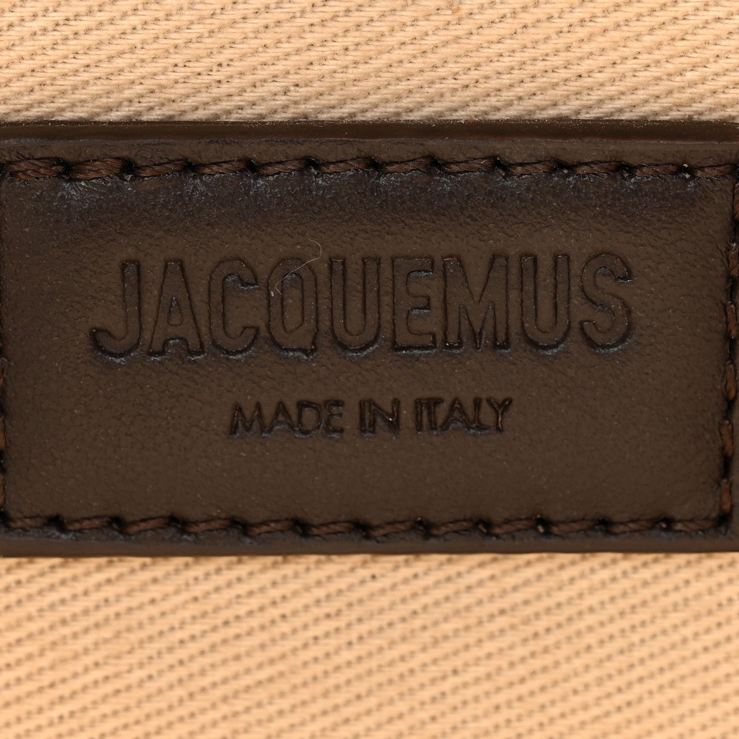 Jacquemus Smooth Calfskin Le Bisou Perle Medium Brown 6 of 9
