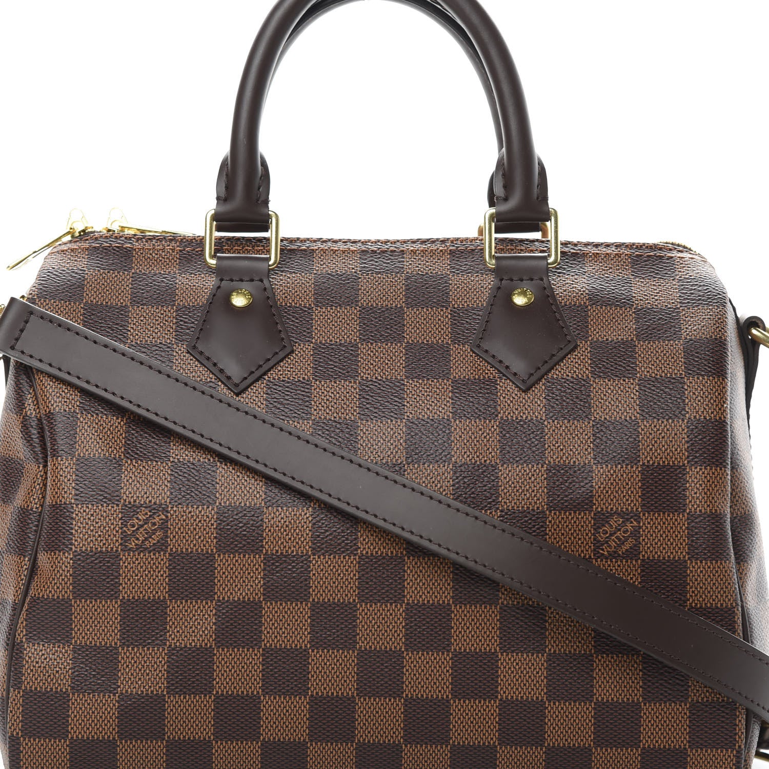 Louis Vuitton Damier Ebene Speedy Bandouliere 25 8 of 13