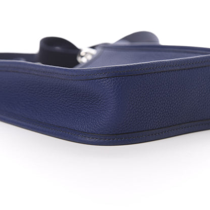 Hermes Taurillon Clemence Amazone Evelyne TPM Blue Saphir Blue Indigo 9 of 11