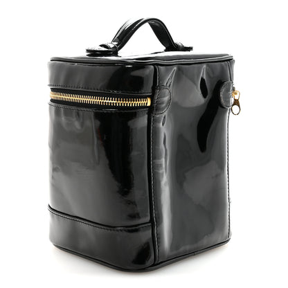 Chanel Patent Timeless Vanity Cosmetic Case Black 3 of 8