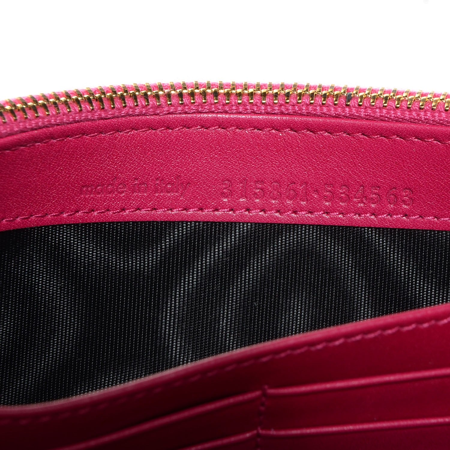 Saint Laurent Calfskin Classic Large Marquage Flap Wallet Pink 6 of 7
