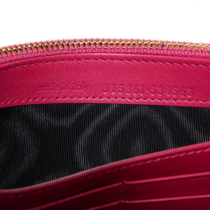 Saint Laurent Calfskin Classic Large Marquage Flap Wallet Pink 6 of 7