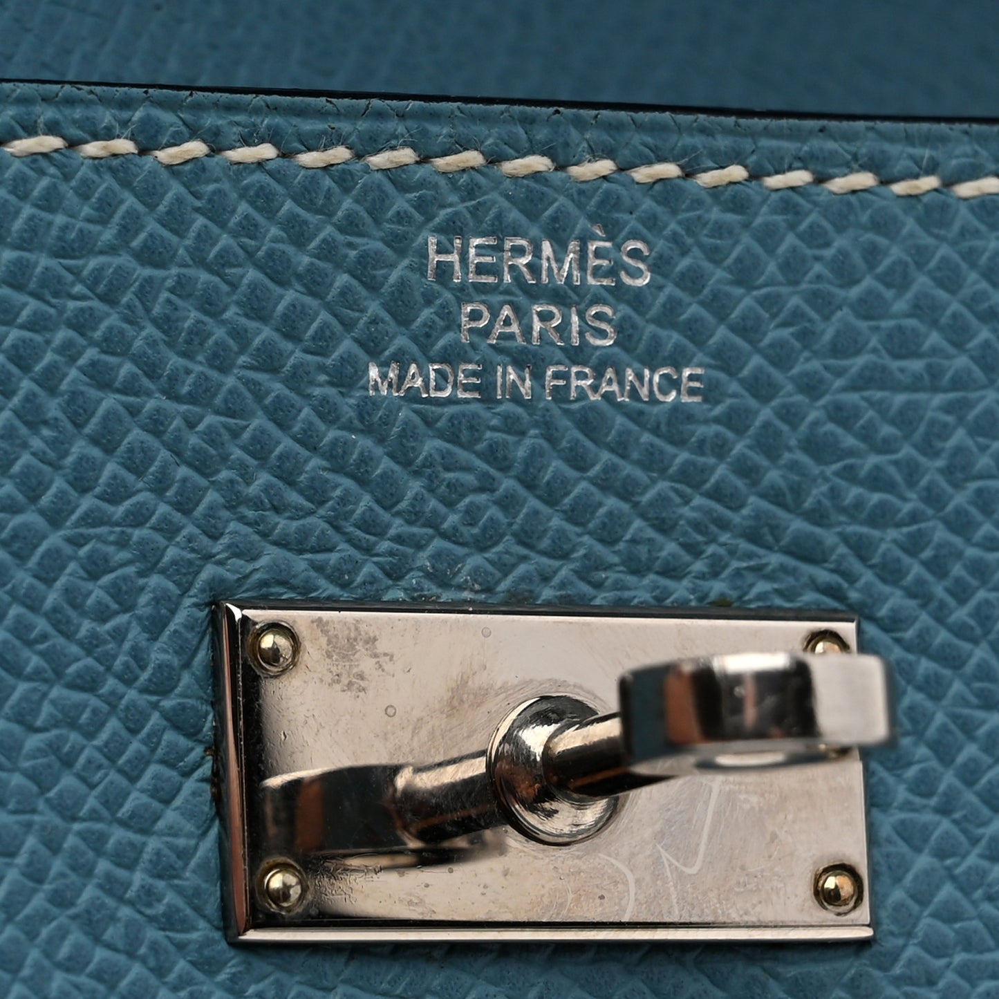 Epsom Kelly Longue Wallet Blue Jean