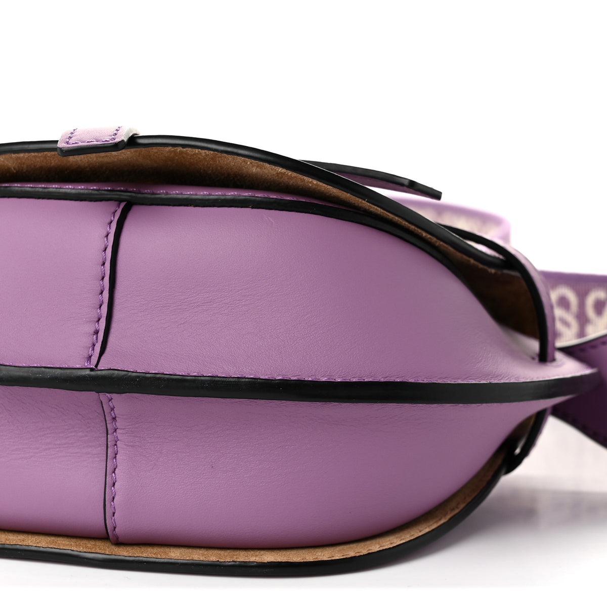 Calfskin Jacquard Mini Gate Dual Bag Guimauve
