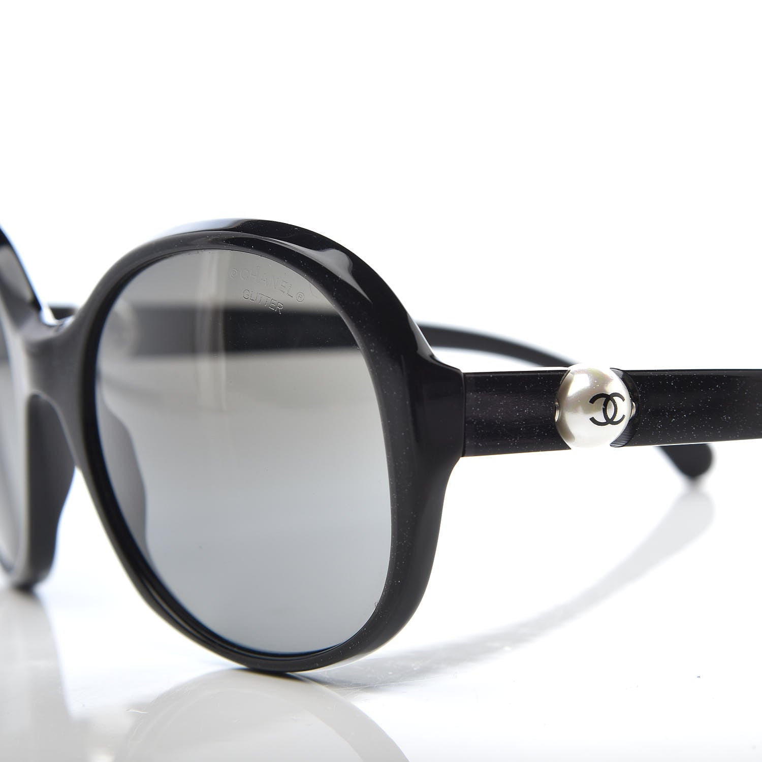Chanel CC Pearl Sunglasses 5211-H Black 7 of 8