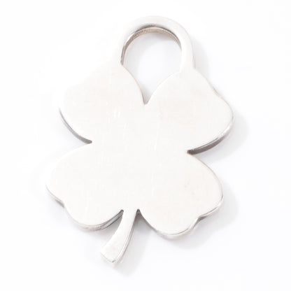 Tiffany Sterling Silver Shamrock Charm 4 of 4