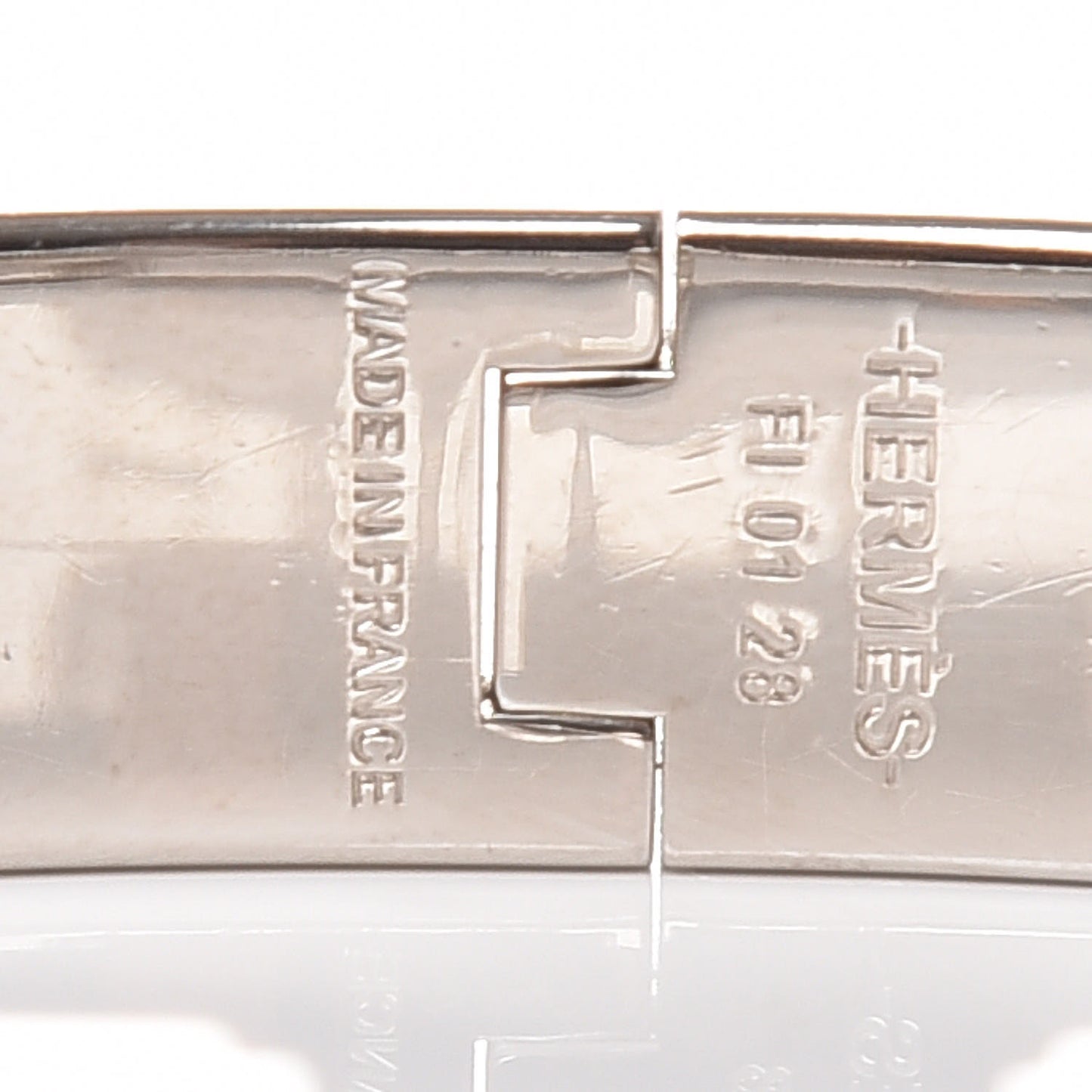 Matte Enamel Narrow Clic Clac HH Bracelet GM Etain