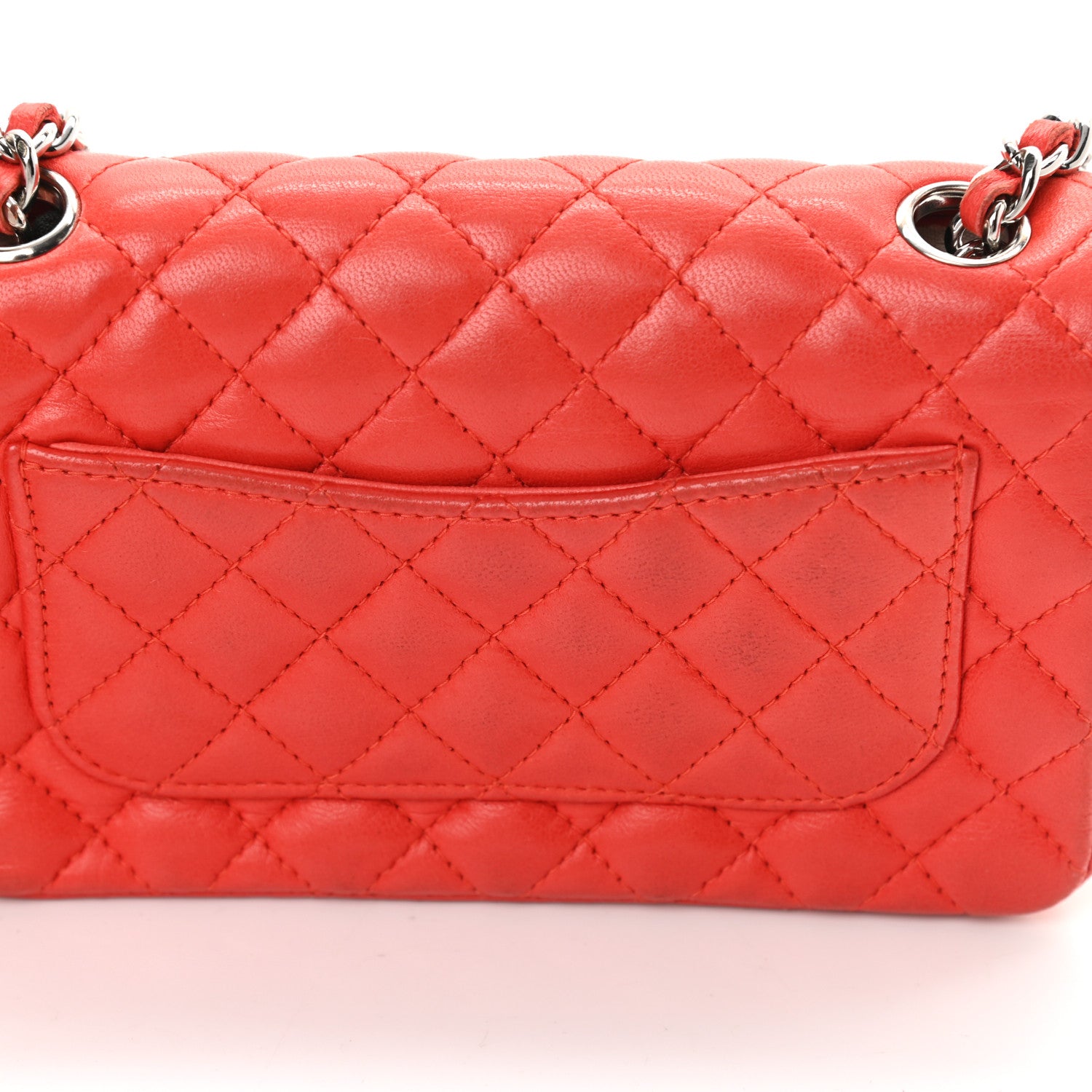 Chanel Lambskin Quilted Ladybug Extra Mini Flap Red 13 of 14