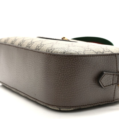 Gucci GG Supreme Monogram Web Neo Vintage Shoulder Bag Beige New Acero Crop 8 of 9