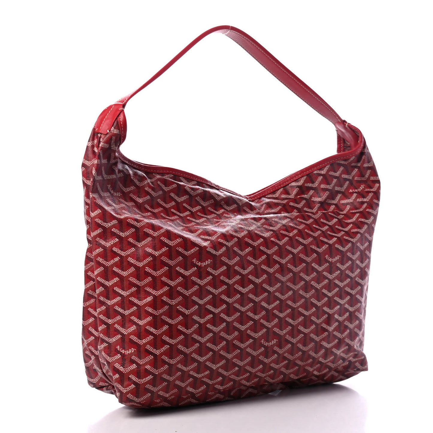 Goyardine Fidji Zip Hobo Red