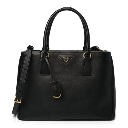 Prada Saffiano Lux Medium Tote Black 1 of 12