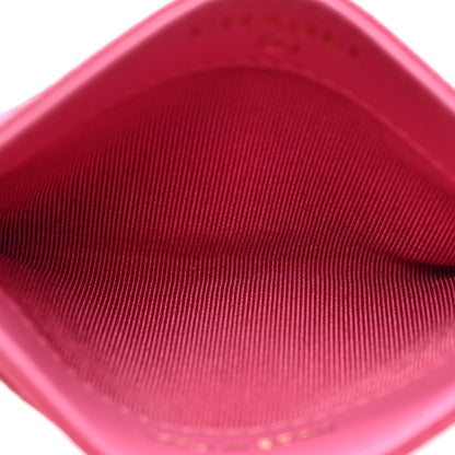 Chanel Caviar Quilted Card Holder Dark Pink 5 of 7