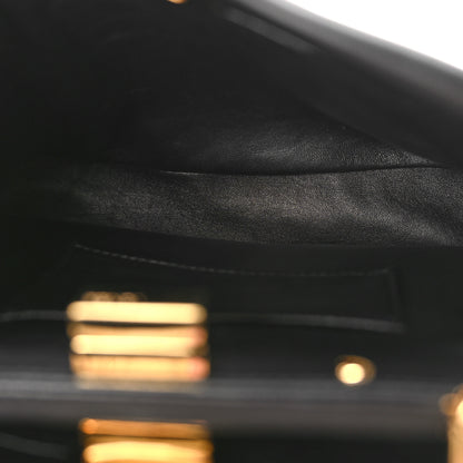 Fendi Nappa Mini Peekaboo Iconic Satchel Black 6 of 8