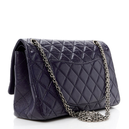 Chanel Aged Calfskin Quilted 2.55 Reissue 226 Flap Dark Purple 3 of 11