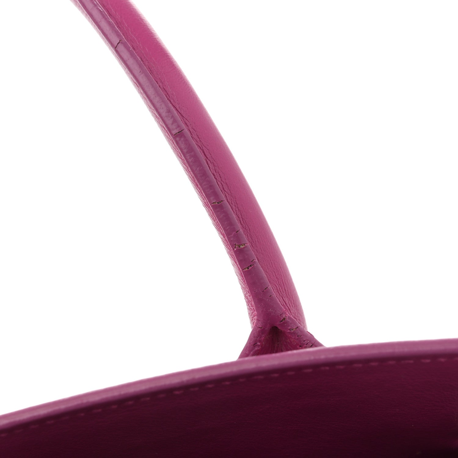 Saint Laurent Calfskin Baby Sac De Jour Fuchsia 12 of 12