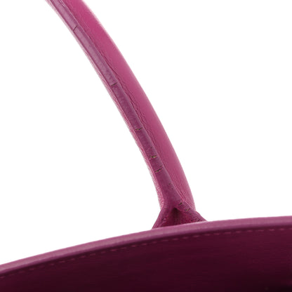 Saint Laurent Calfskin Baby Sac De Jour Fuchsia 12 of 12