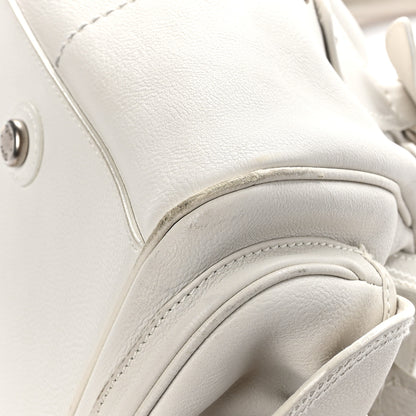 Christian Dior Calfskin My Dior Frame Pocket Satchel White 12 of 12