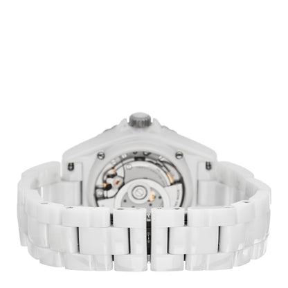 Chanel Stainless Steel Ceramic 38mm J12 Automatic Watch White 3 of 5