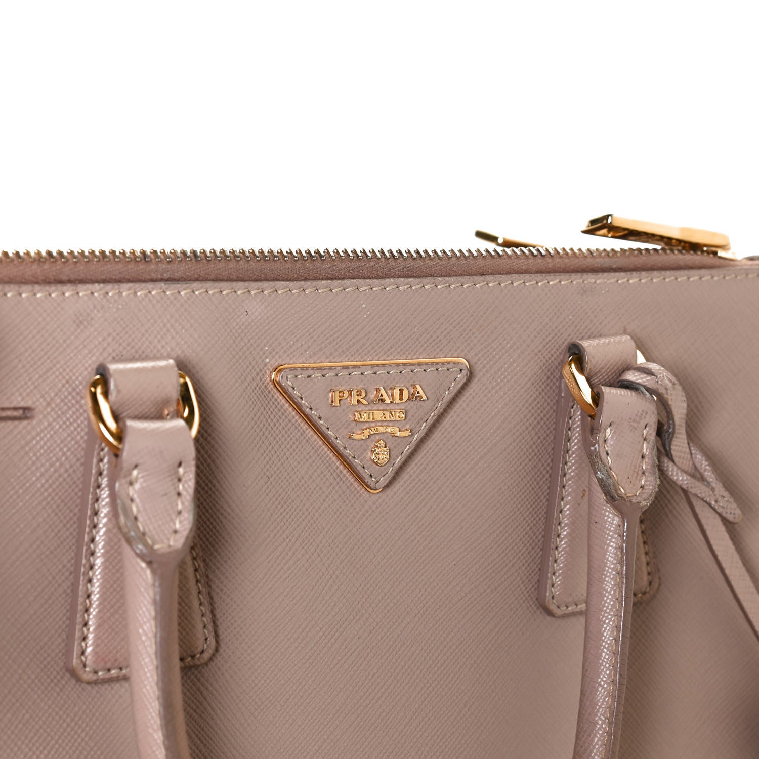 Prada Saffiano Mini Galleria Double Zip Tote Cammeo 7 of 10