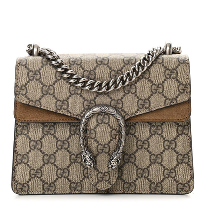 Gucci GG Supreme Monogram Mini Dionysus Shoulder Bag Taupe 1 of 10