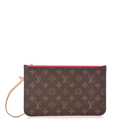 Louis Vuitton Monogram Neverfull MM GM Pochette Pivoine 1 of 7