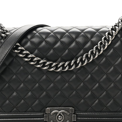 Chanel Calfskin Quilted New Medium Boy Flap Black 8 of 11