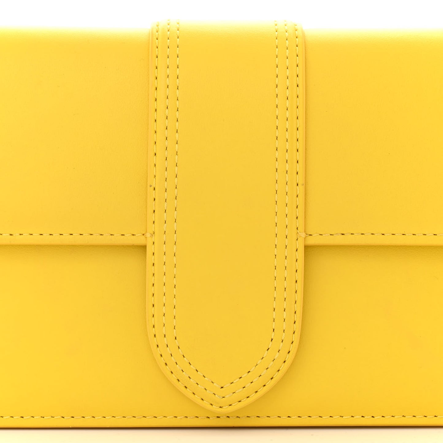 Smooth Calfskin Le Bambino Long Flap Yellow