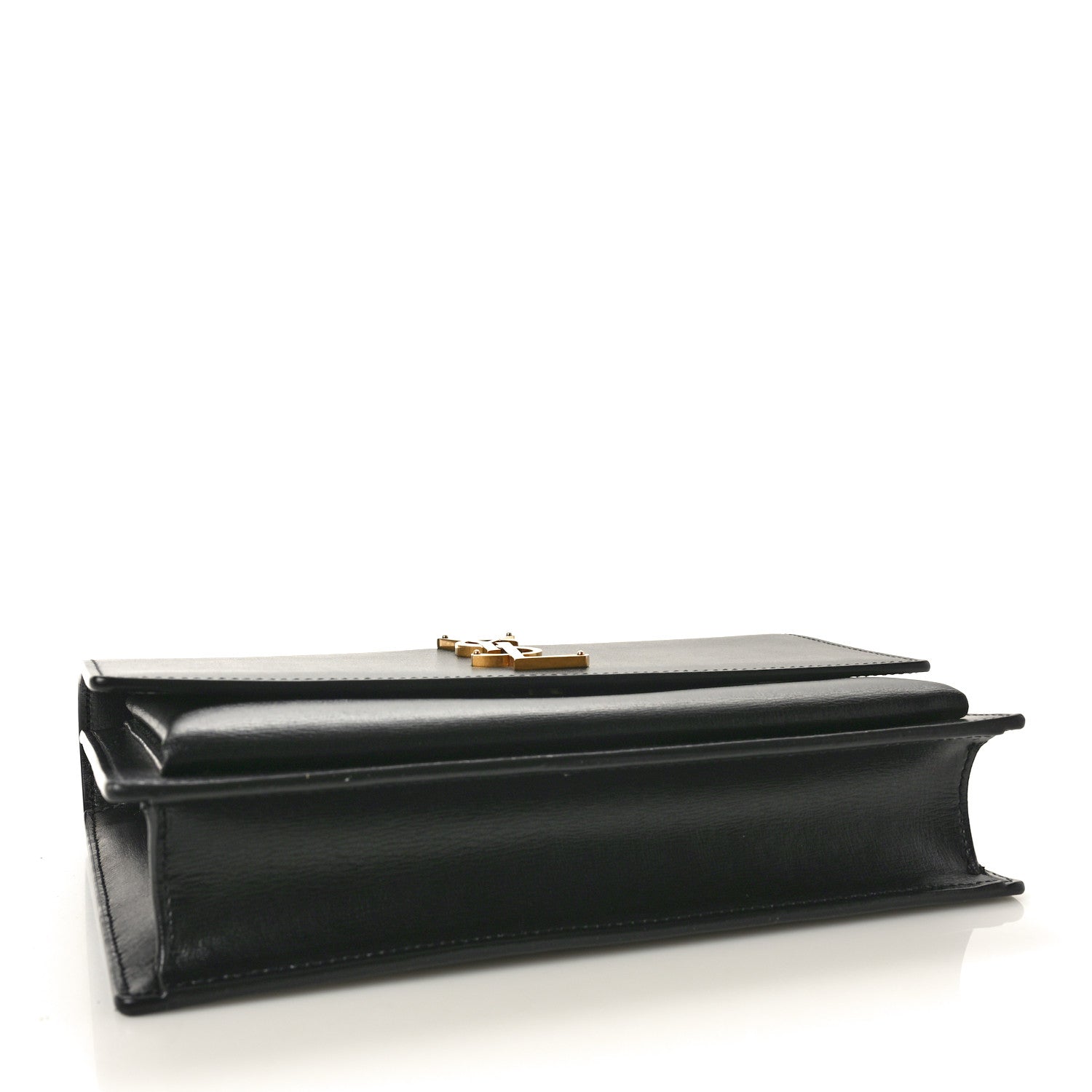 Saint Laurent Smooth Calfskin Medium Monogram Sunset Satchel Black 4 of 10