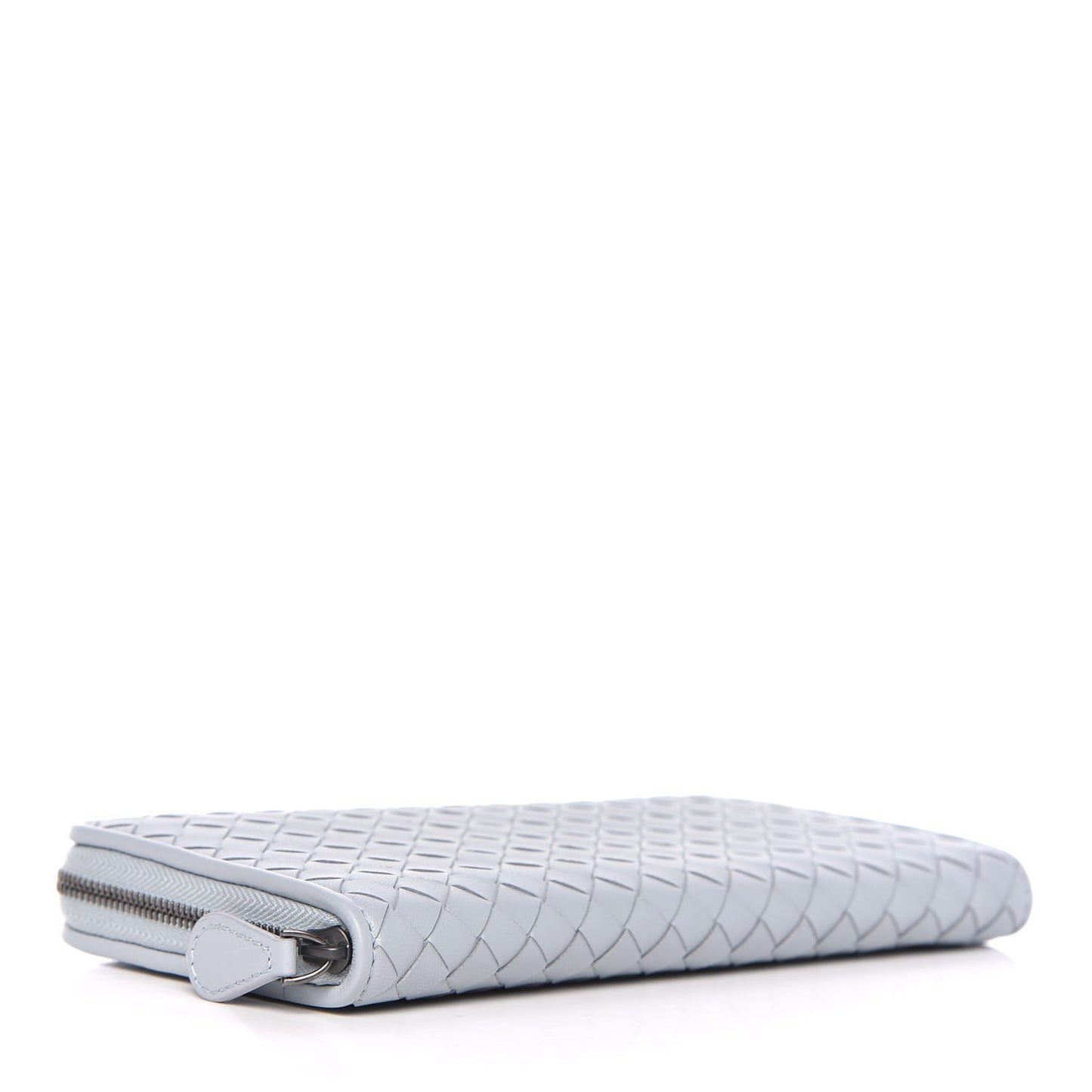 Nappa Intrecciato Zip Around Wallet Artic