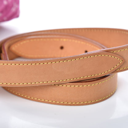 Louis Vuitton Denim Baggy PM Fuchsia 9 of 12