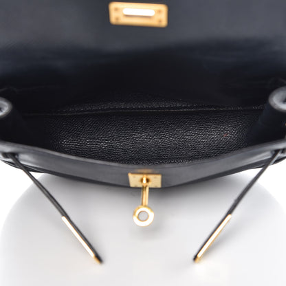 Hermes Courchevel Kelly Pochette Belt Bag Bleu Marine 5 of 11