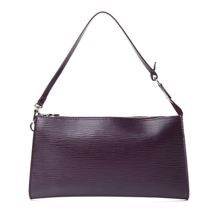 Louis Vuitton Epi Pochette Accessories 24 Cassis 1 of 10