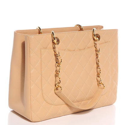 Chanel Caviar Grand Shopping Tote GST Beige Clair 3 of 8
