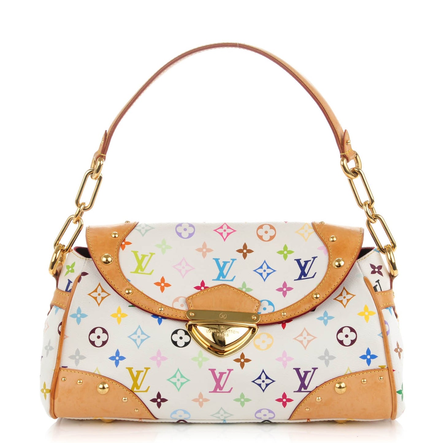 Monogram Multicolor Beverly MM White