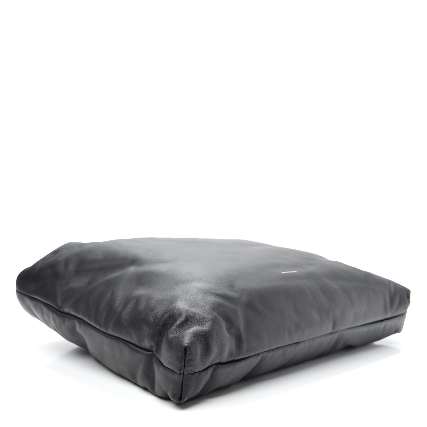 Mansur Gavriel Calfskin Reversible Pillow Tote Black Flamma 4 of 9